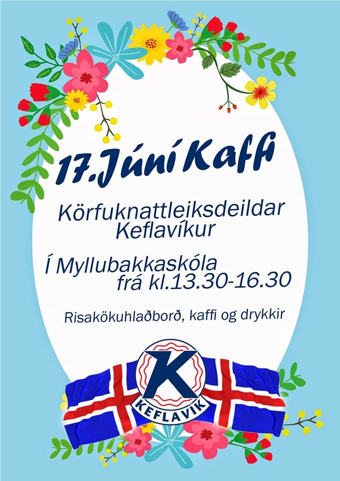 17. júní kaffihlaðborð KKDK