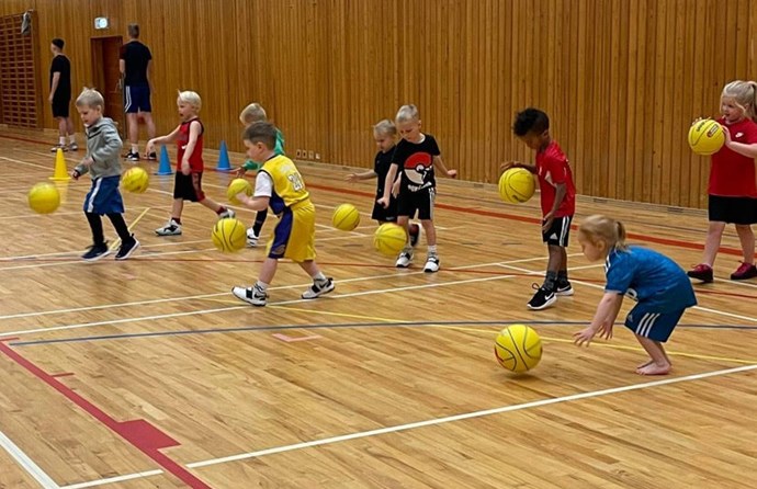 Körfuboltaæfingar fyrir leikskólahóp að hefjast