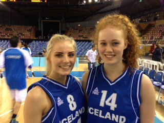 Ingunn og Sara léku sinn fyrsta A-landsliðsleik í sigri gegn Möltu