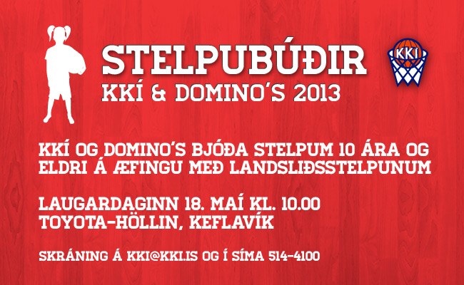 Stelpubúðir KKÍ og Domino´s í Toyotahöllinni á laugardag