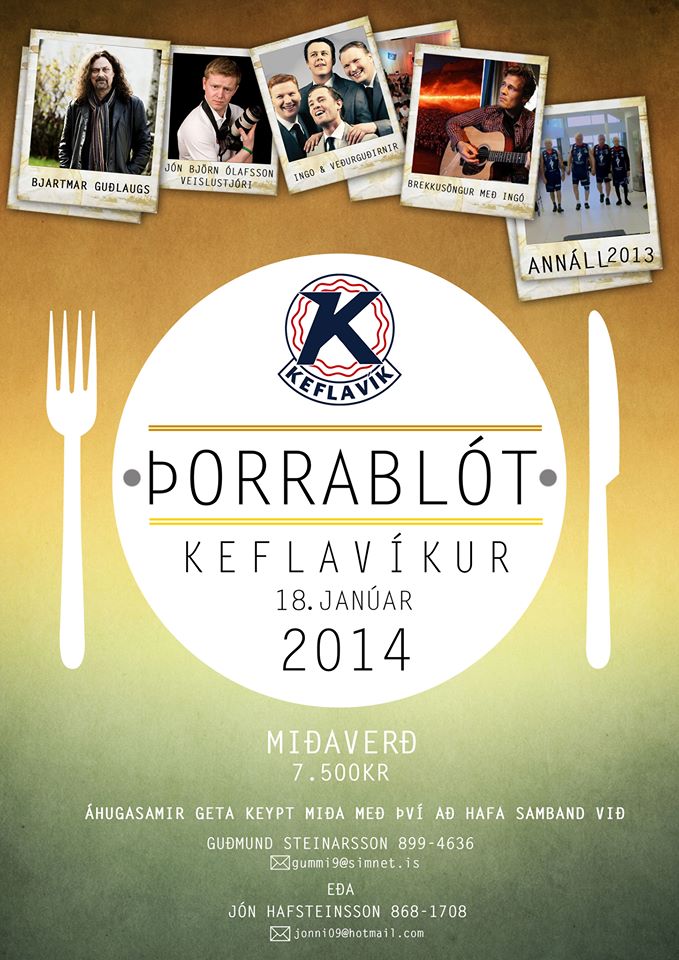 Greiða þarf miða á Þorrablót Keflavíkur