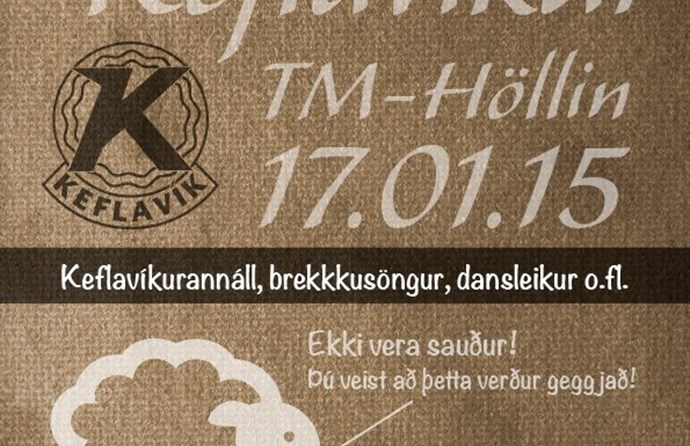 Miðapantanir hafnar á Þorrablót Keflavíkur 2015